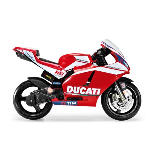 Peg Perego Ducati Desmosedici GP Electric Motorcycle- Red