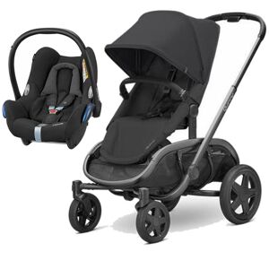 Quinny Hubb Graphite Frame XXL 2in1 Cabriofix Travel System-Blac