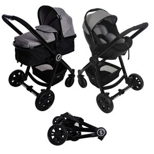 Red Kite Push Me Fusion Travel System-Platinum