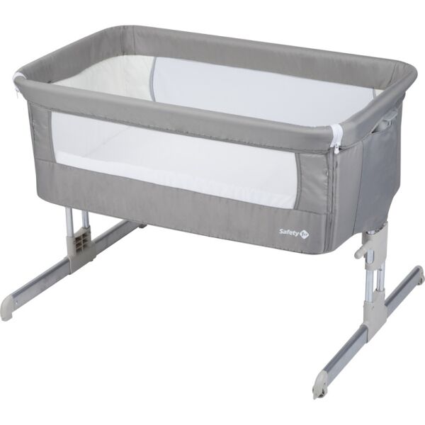 Safety 1st Calidoo Bedside Crib- Warm Grey
