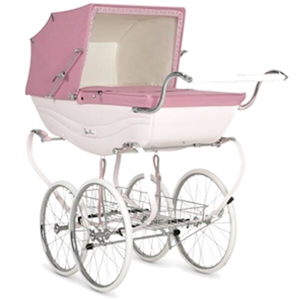 Silver Cross Balmoral Pram-Pink (New)