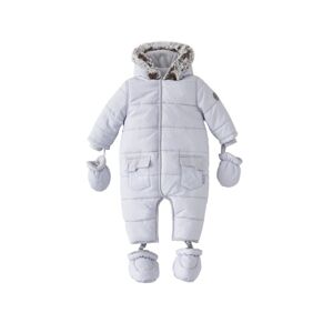 Silver Cross Unisex Classic Quilt Snowsuit- Grey 12- 18 Months