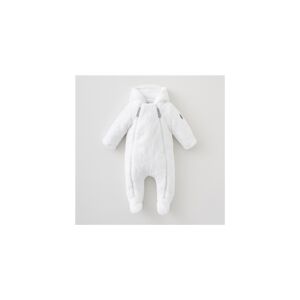 Silver Cross Unisex New Baby Fur Pramsuit- White 9-12 Months