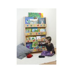Tidy Books Bookcase With Alphabet-Clear