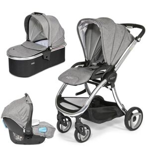 Tutti Bambini Arlo Chrome 3in1 Travel System-Charcoal