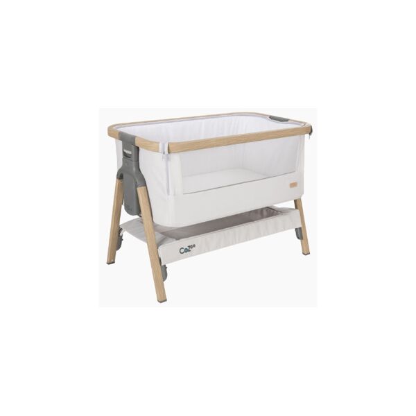 Tutti Bambini CoZee Bedside Crib-Oak/Silver