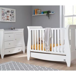 Tutti Bambini Katie 2 Piece Sleigh Room Set-White