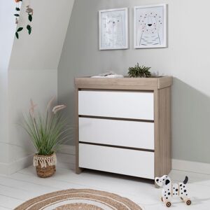 Tutti Bambini Modena Chest Changer-White and Oak