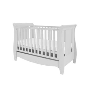 Tutti Bambini Roma Mini Sleigh Cot bed With Under Bed Drawer-Dov