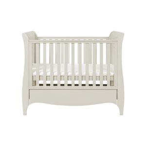 Tutti Bambini Roma Mini Sleigh Cot bed With Under Bed Drawer-Lin