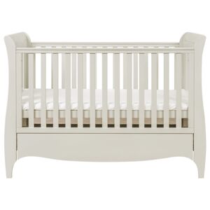 Tutti Bambini Roma Sleigh Cot Bed With Under Bed Drawer-Linen