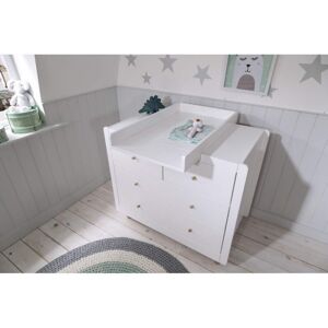 Tutti Bambini Siena Chest Changer-White/Beech