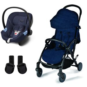 Unilove S Light 2in1 Travel System-Royal Blue with Aton M Carsea