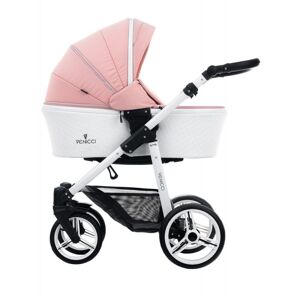 Venicci Pure White Chassis 2in1 Pushchair-Rose