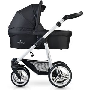 Venicci Soft White Chassis 2in1 Pushchair-Black