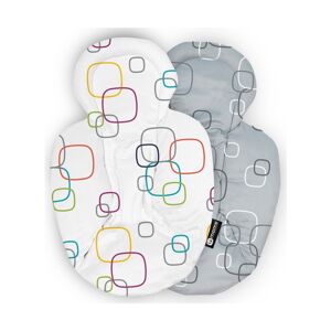 4moms MamaRoo 4.0 Newborn Plush Insert-White & Grey