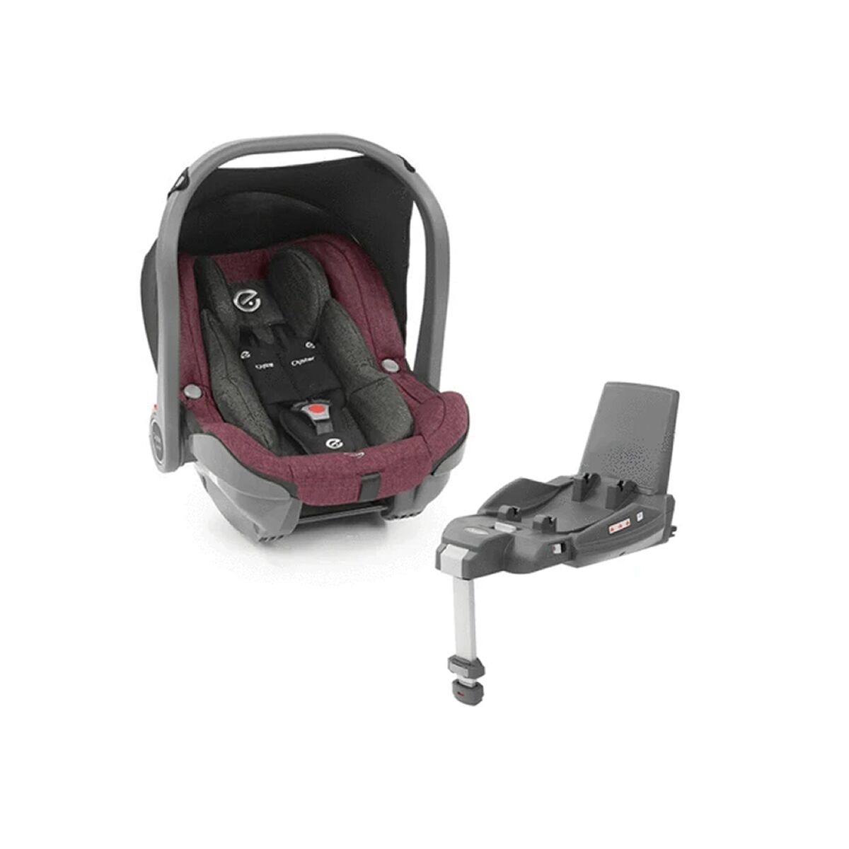 Babystyle Capsule Infant Car Seat Duofix i Size Base Berry