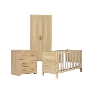 Babystyle Monaco 3 Piece Furniture Set-Oak