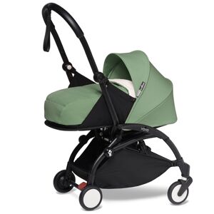 BABYZEN YOYO 2 Black Frame Newborn Package-Sherpa Peppermint (Ne