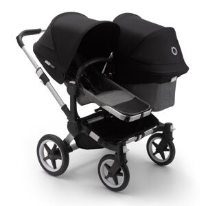 Bugaboo Donkey 3 Duo Pushchair-Aluminium/Grey Melange-Black
