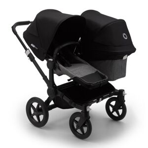 Bugaboo Donkey 3 Duo Pushchair-Black/Grey Melange-Black