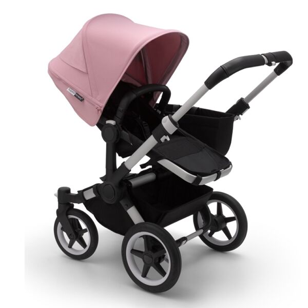 Bugaboo Donkey 3 Mono Pushchair-Aluminium/Black-Soft Pink