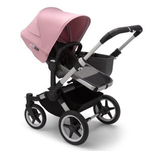 Bugaboo Donkey 3 Mono Pushchair-Aluminium/Grey Melange-Soft Pink
