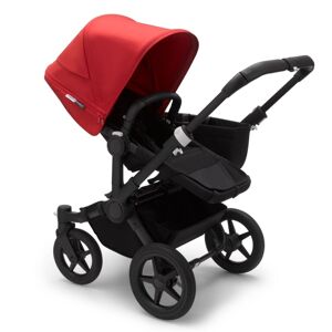 Bugaboo Donkey 3 Mono Pushchair-Black/Black-Red