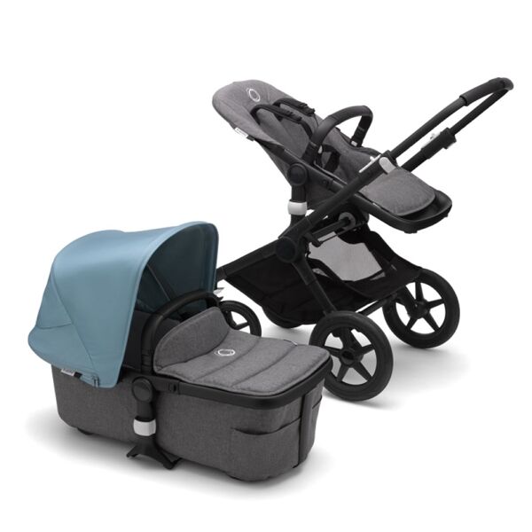Bugaboo Fox2 Complete-Black/Grey Melange-Vapor Blue