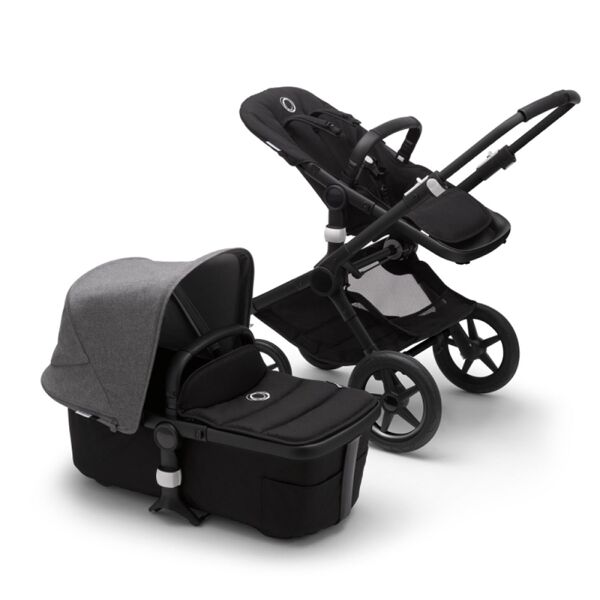 Bugaboo Fox2 Complete-Black/Black-Grey Melange