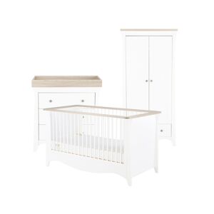 Cuddle Co Aylesbury 3 Piece Furniture Set-Ash/White