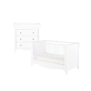Cuddle Co Clara 2 Piece Furniture Set-White