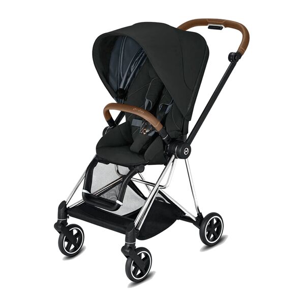 Cybex Mios Chrome Chassis Pushchair-Deep Black/Brown (2020)