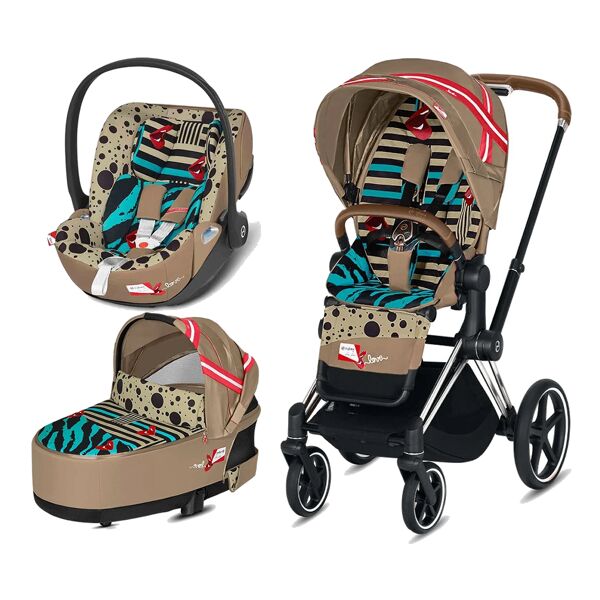 Cybex Priam Karolina Kurkova Edition Chrome Chassis Cloud Z Trav