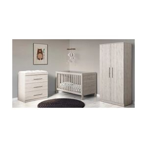 Icklebubba Grantham Mini 3 Piece Furniture Set-Grey Oak (New)