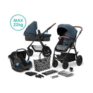 Kinderkraft XMoov 3in1 Travel System-Denim (2020)