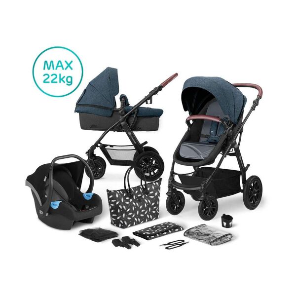 Kinderkraft XMoov 3in1 Travel System-Denim (2020)