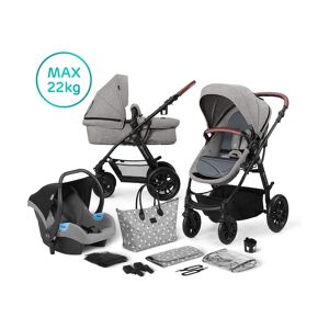 Kinderkraft XMoov 3in1 Travel System-Grey (2020)