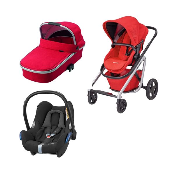 Maxi Cosi Lila 3in1 Cabriofix Travel System-Nomad Red