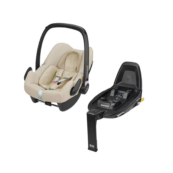 Maxi Cosi Rock Group 0+ Car Seat With FamilyFix2 Base-Nomad Sand