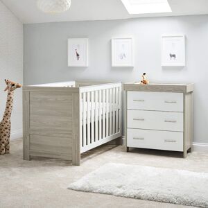 Obaby Nika 2 Piece Room Set-Grey Wash & White