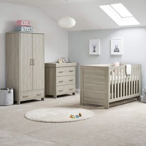 OBaby Nika 3 Piece Room Set-Grey Wash
