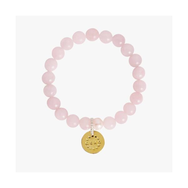 Aska Maternity Movement Bracelet-Rose Quartz Gold (NEW)