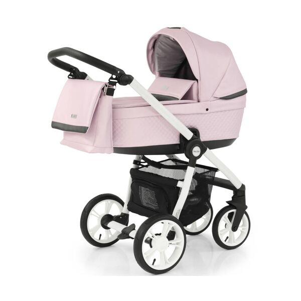 BabyStyle Prestige 3 2in1 Pram System White Frame/Black-Ballerin
