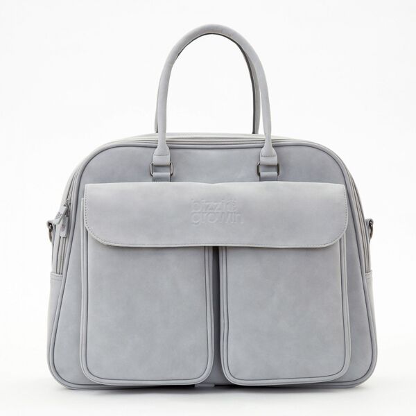 Bizzi Growin Vegan Leather Pod Bag-Whisper Grey (NEW)