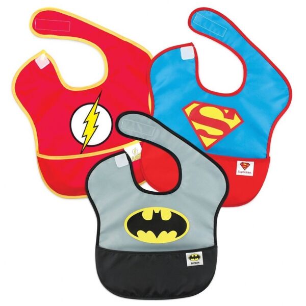Bumkins Super Bib 3 Pack DC Comics Super Friends-Batman/Superman