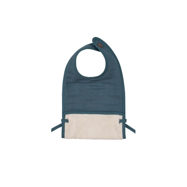 Fabelab Muslin Feeding Bib-Blue Spruce (NEW)