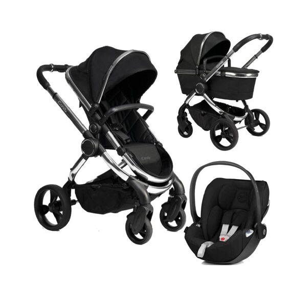 iCandy Peach & Cybex Bundle -Chrome/Black Twill