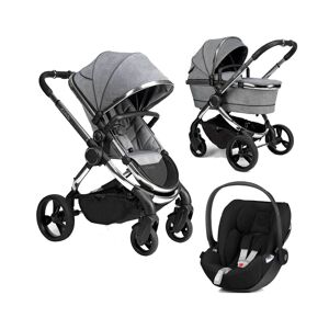iCandy Peach & Cybex Bundle -Chrome/Light Grey