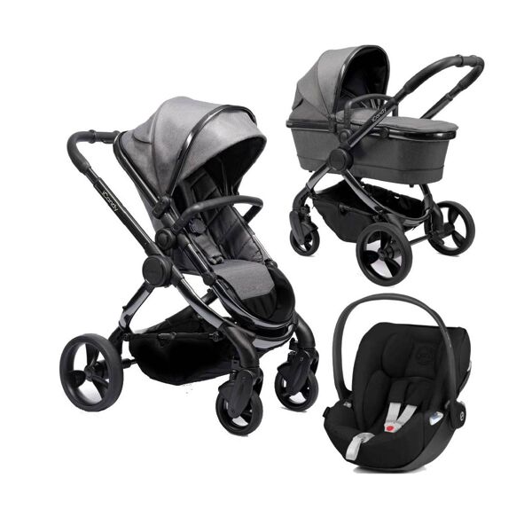 iCandy Peach & Cybex Bundle-Phantom/Dark Grey Twill